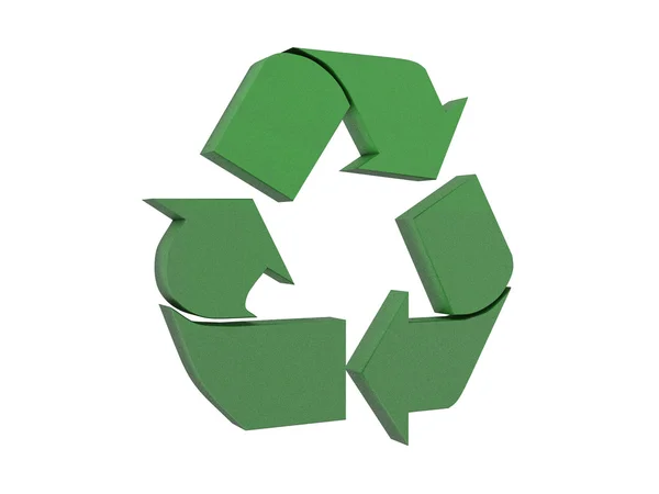 Sinal de reciclagem — Fotografia de Stock