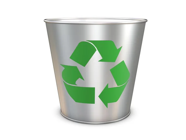 Papelera de reciclaje — Foto de Stock