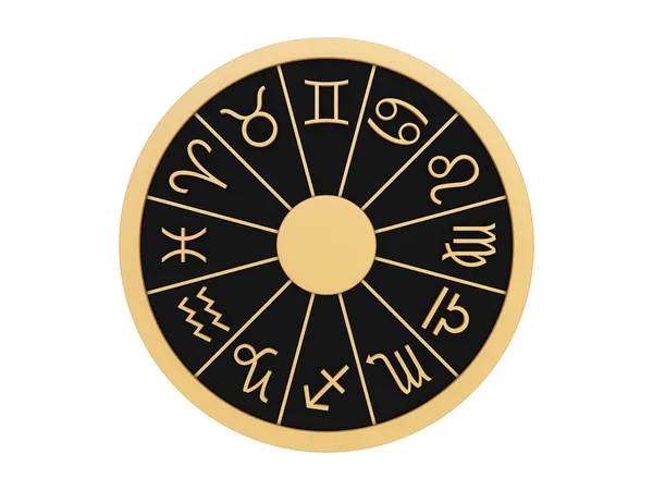 Zodiac hjul — Stockfoto