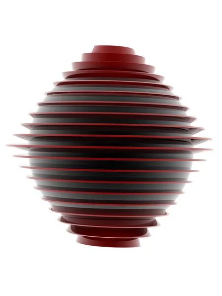 Абстрактный нарезанный мяч — стоковое фото