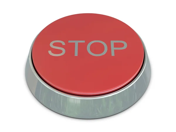 Przycisk stop — Zdjęcie stockowe