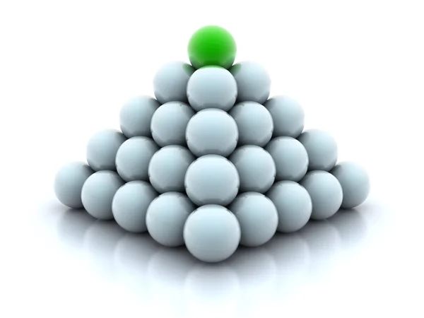 Pirámide de bolas —  Fotos de Stock
