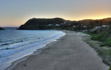 Rocks beach mühür