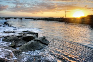 Ocean Rock Pool clipart