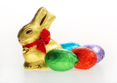 Altın çikolata Paskalya tavşanı