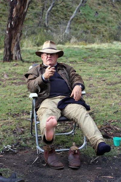 オーストラリアのブッシュマン — ストック写真
