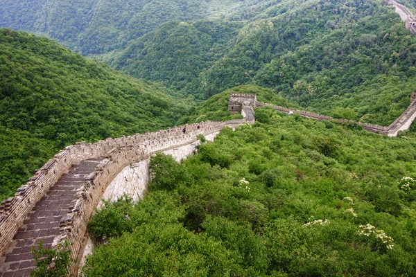 Große Mauer aus Porzellan — Stockfoto