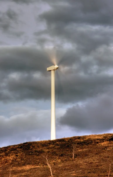 Ветровые турбины — стоковое фото
