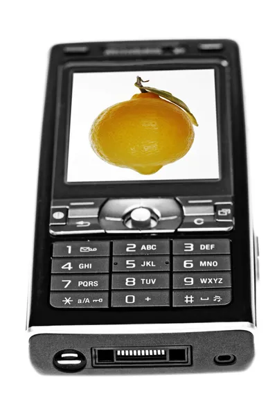 Mobiele citroen — Stockfoto