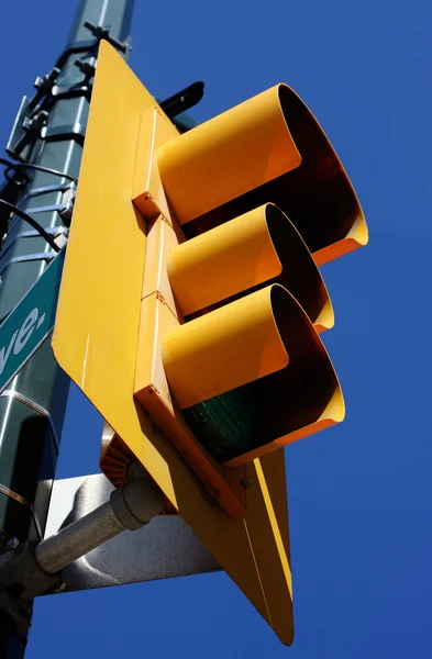 Yellow street light — Stock Photo, Image