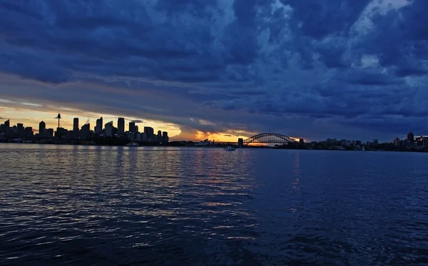 Sydney za soumraku — Stock fotografie