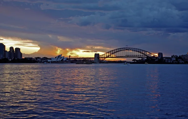Sydney ao entardecer — Fotografia de Stock