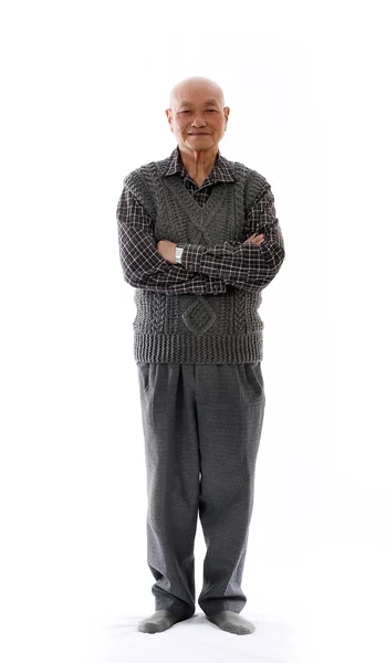 Anciano asiático hombre — Foto de Stock