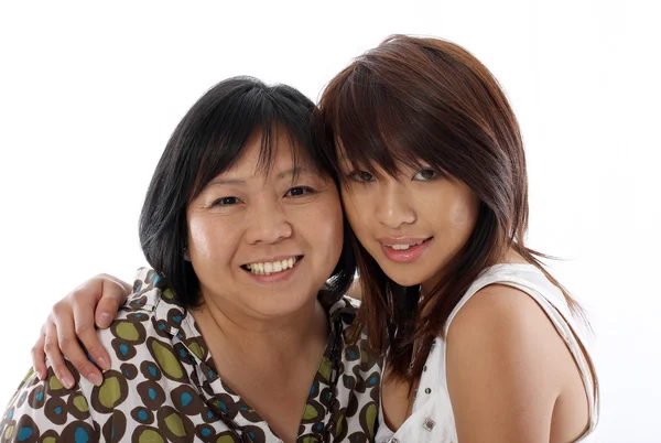 Mamma och dotter ha kul — Stockfoto