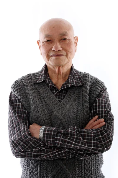 Elderly asian man — Stock Photo, Image
