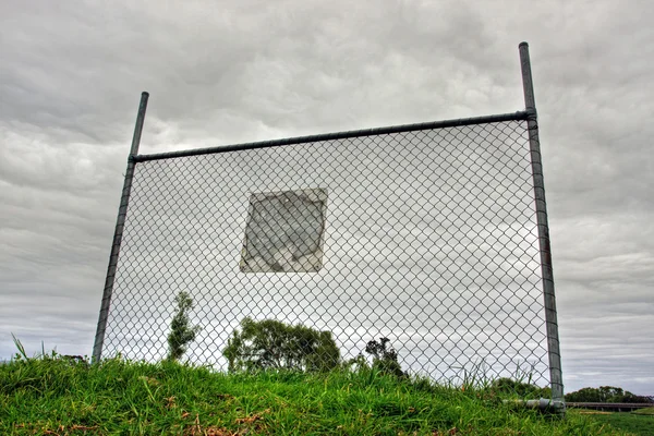Одинокий забор — стоковое фото