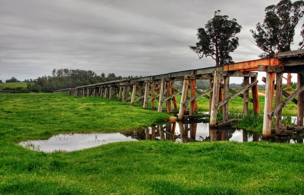 Stary most kolejowy — Zdjęcie stockowe