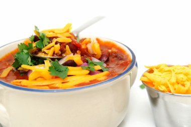 Bowl Of Chili Beans clipart