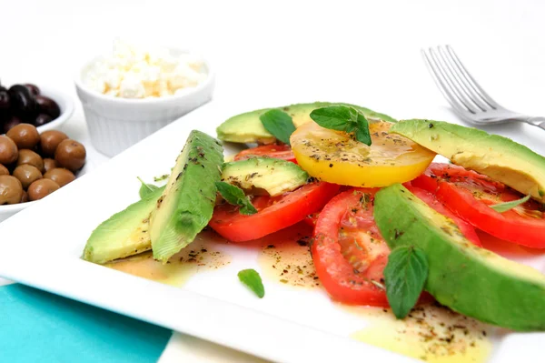Avocado And Tomato Salad — Stock Photo, Image