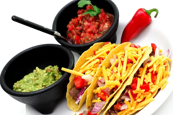 Tvrdá skořápka Taco — Stock fotografie
