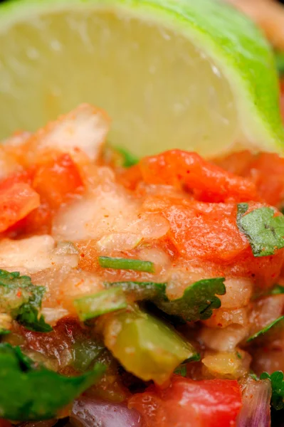 Ακραία close-up salsa — Φωτογραφία Αρχείου