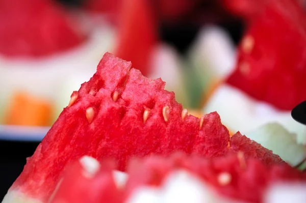Juicy Watermelon close-up — Stock Photo, Image