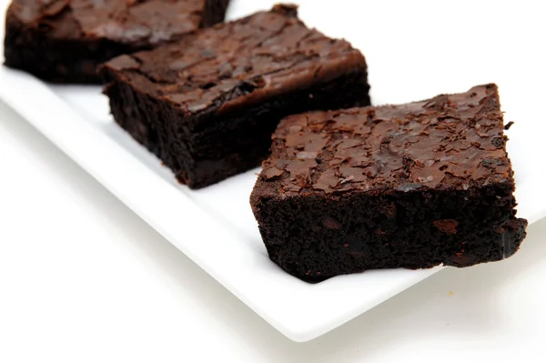 Csokoládé brownie Stock Kép