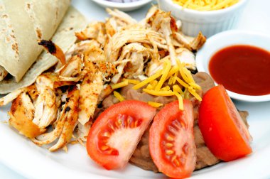 Grilled Shredded Chicken clipart