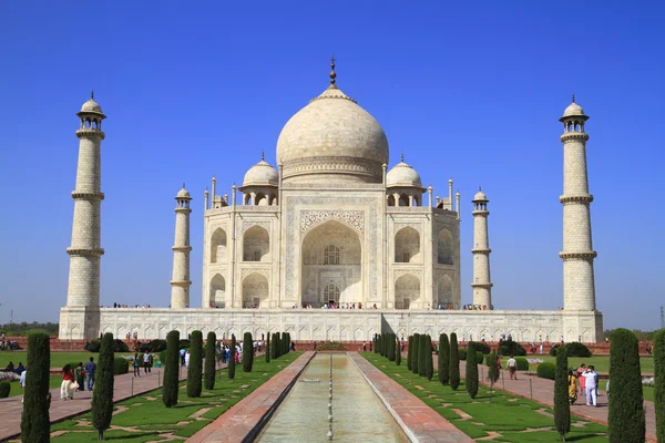 O Taj Mahal — Fotografia de Stock