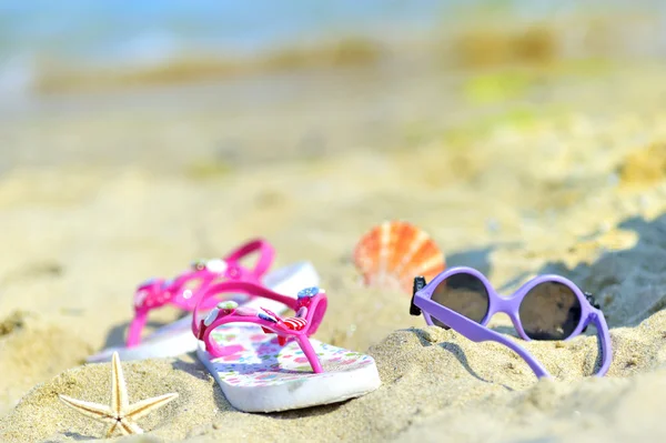 Accessori spiaggia per bambini — Foto Stock
