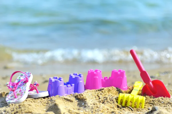 Дитячі іграшки пляж — стокове фото