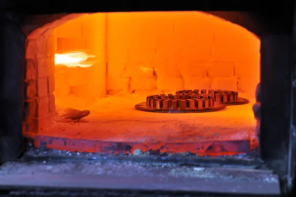 Çelik fabrikası fırın — Stok fotoğraf