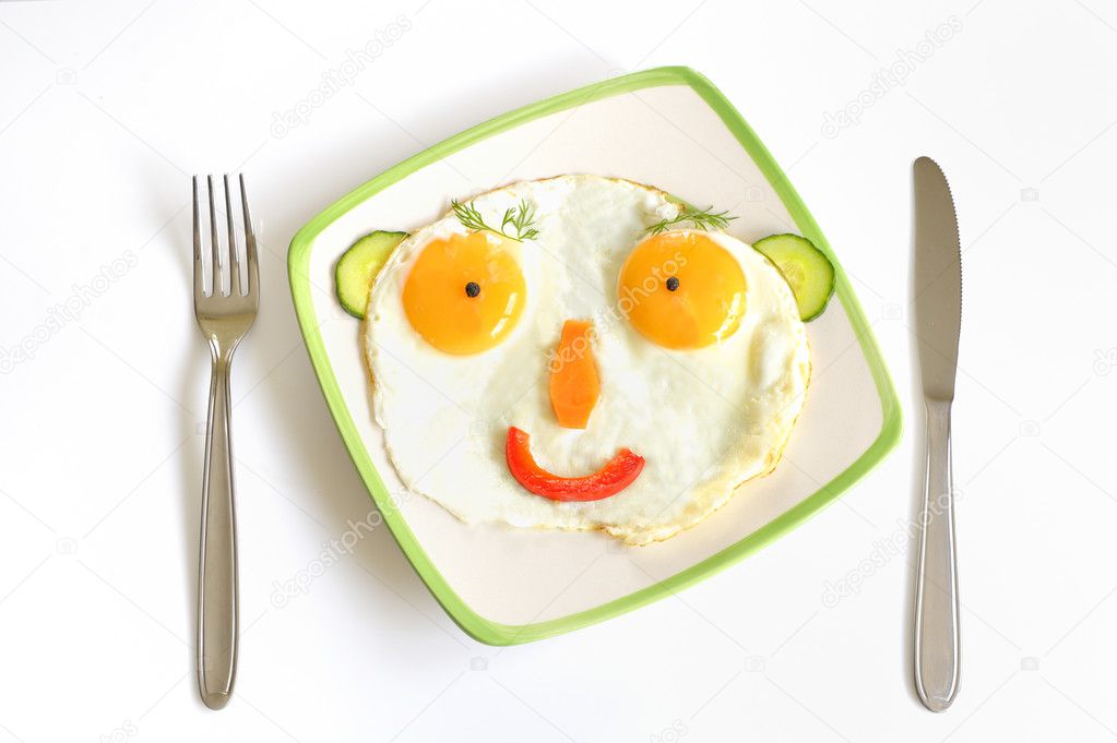 Happy Face Frying Eggs