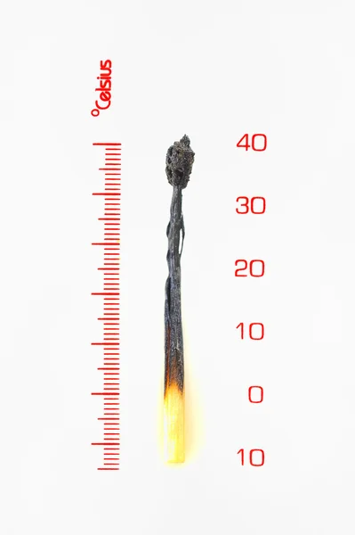 Αφηρημένη θερμόμετρο — Φωτογραφία Αρχείου