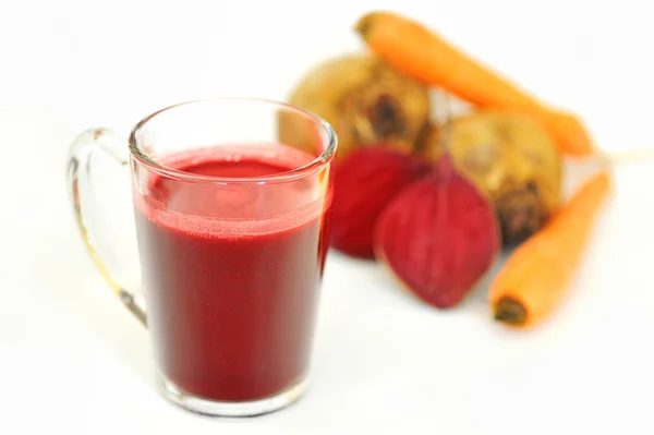 Healthy Cocktail from Beet and Carrot — Stock Photo, Image