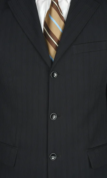 Un hombre de negocios con corbata marrón — Foto de Stock