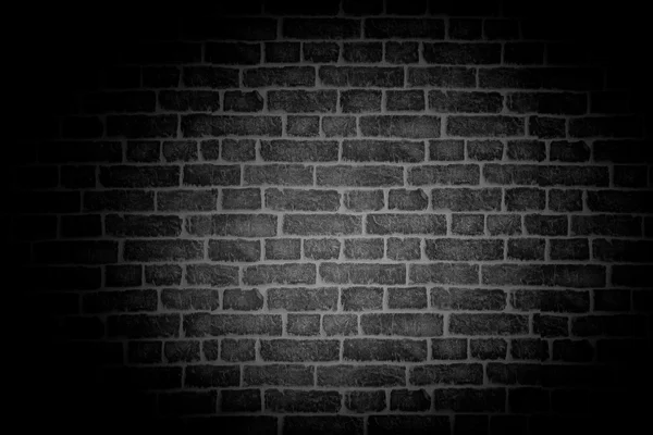 Bw old brick wall background — Stock Photo, Image