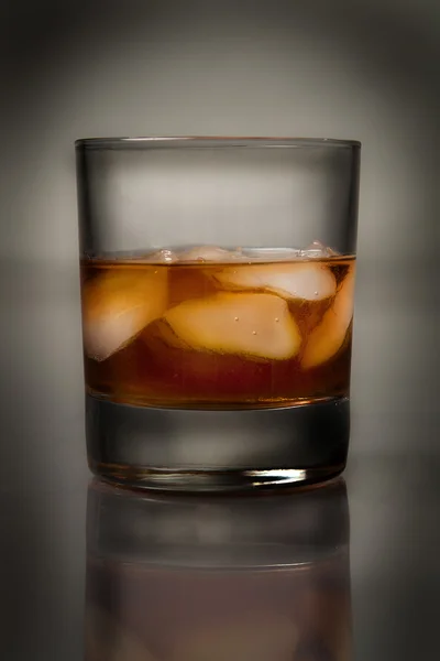 stock image Glass of scotch