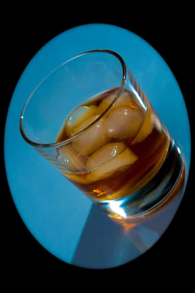 stock image Glass of whisky