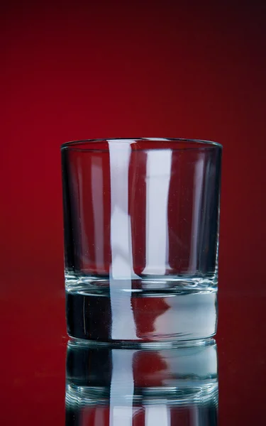 Un vaso vacío de whisky — Foto de Stock