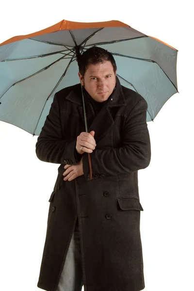 Fiú esernyő — Stock Fotó