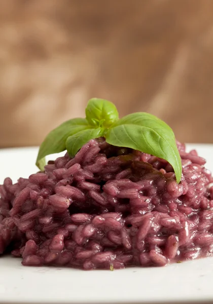 Risotto with Red wine — Stock Photo, Image
