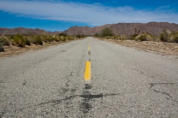 사막의 고속도로 — 스톡 사진