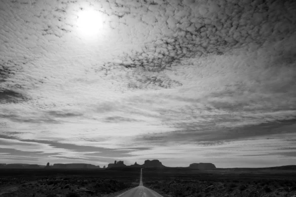 stock image Road to Monument Valley