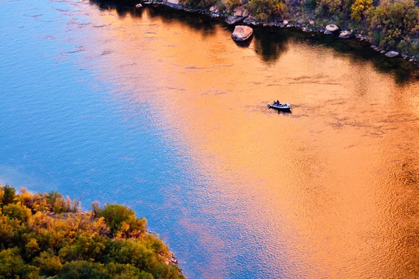 Angeln im Fluss Colorado — Stockfoto