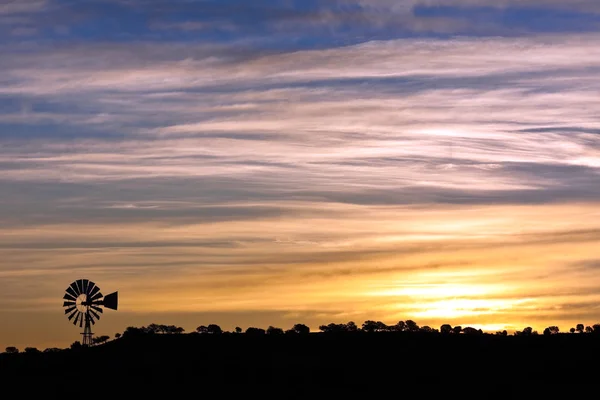 stock image Windmill at Sunrise