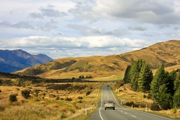 Nieuw-Zeeland weg — Stockfoto
