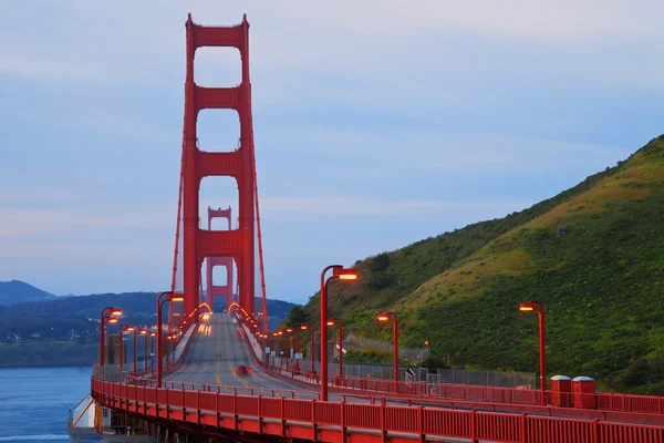 Most Golden gate świcie — Zdjęcie stockowe