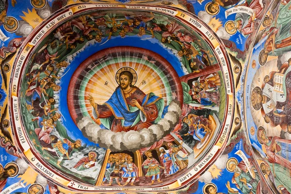 Икона в Рильском монастыре — стоковое фото