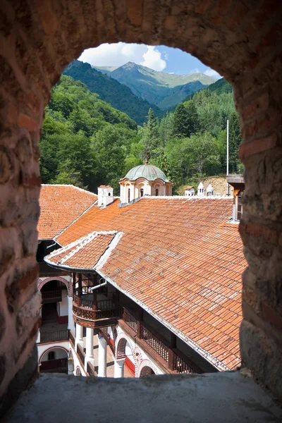 Dach des Rila-Klosters — Stockfoto